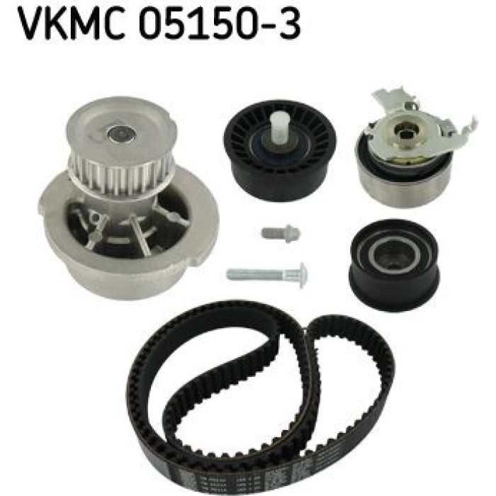 SKF Zahnriemensatz mit Wasserpumpe VKMC 05150-3 SKF Zahnriemensatz mit Wasserpumpe VKMC 05150-3