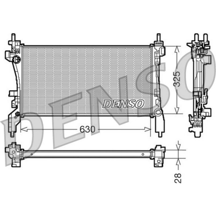 Denso Motorkühler DRM07041