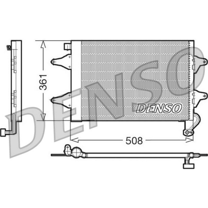 Denso Klimakondensator DCN27004 Denso Klimakondensator DCN27004