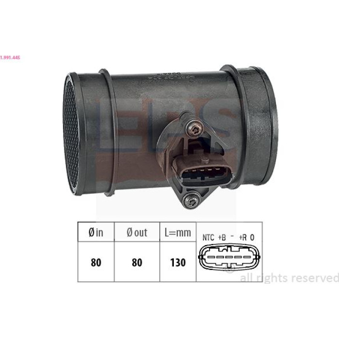 EPS Luftmassenmesser Luftmengenmesser 1.991.445 EPS Luftmassenmesser Luftmengenmesser 1.991.445