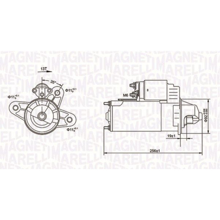 Magneti Marelli Anlasser 063720977010 Magneti Marelli Anlasser 063720977010