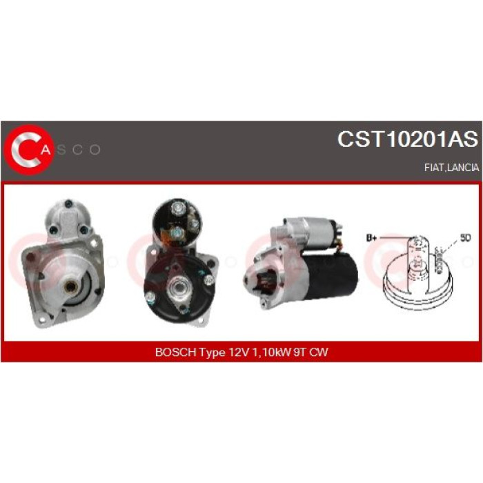 CASCO Anlasser CST10201AS CASCO Anlasser CST10201AS