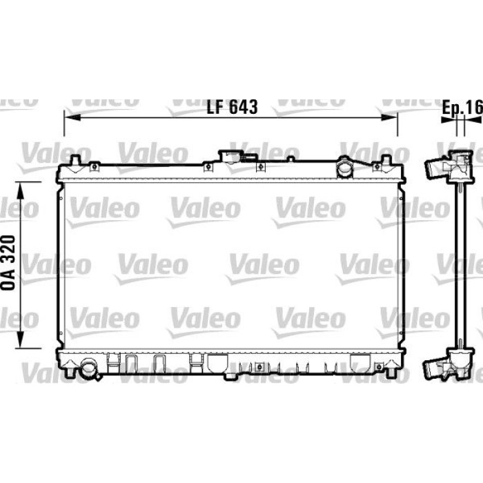 Valeo Motorkühler 734119