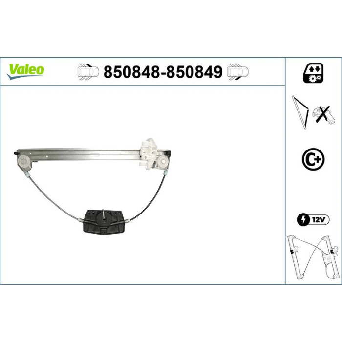 Valeo Fensterheber 850849 Valeo Fensterheber 850849