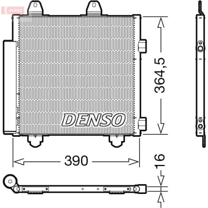Denso Klimakondensator DCN21033 Denso Klimakondensator DCN21033