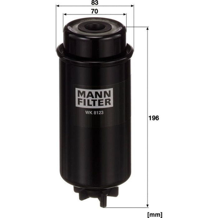 MANN-FILTER Kraftstofffilter LKW WK 8123 MANN-FILTER Kraftstofffilter LKW WK 8123