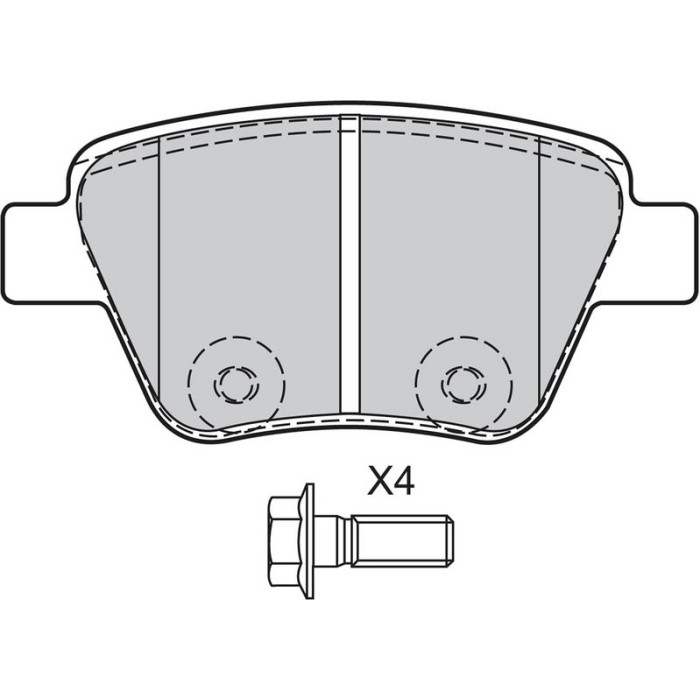 Valeo Bremsbelagsatz 601137