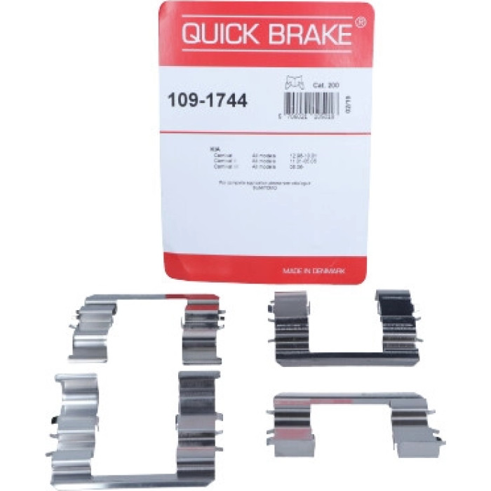 Quick Brake Montagesatz für Bremsbeläge 109-1744 Quick Brake Montagesatz für Bremsbeläge 109-1744