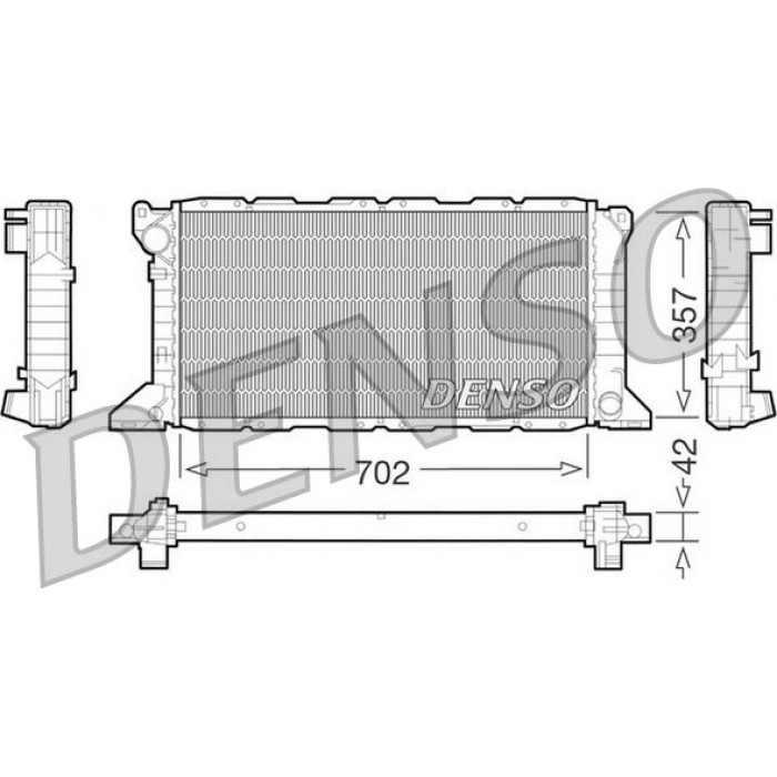 Denso Motorkühler DRM10099 Denso Motorkühler DRM10099