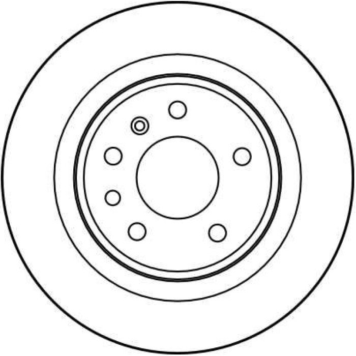 TRW Bremsscheibe Hinterachse DF2714 TRW Bremsscheibe Hinterachse DF2714