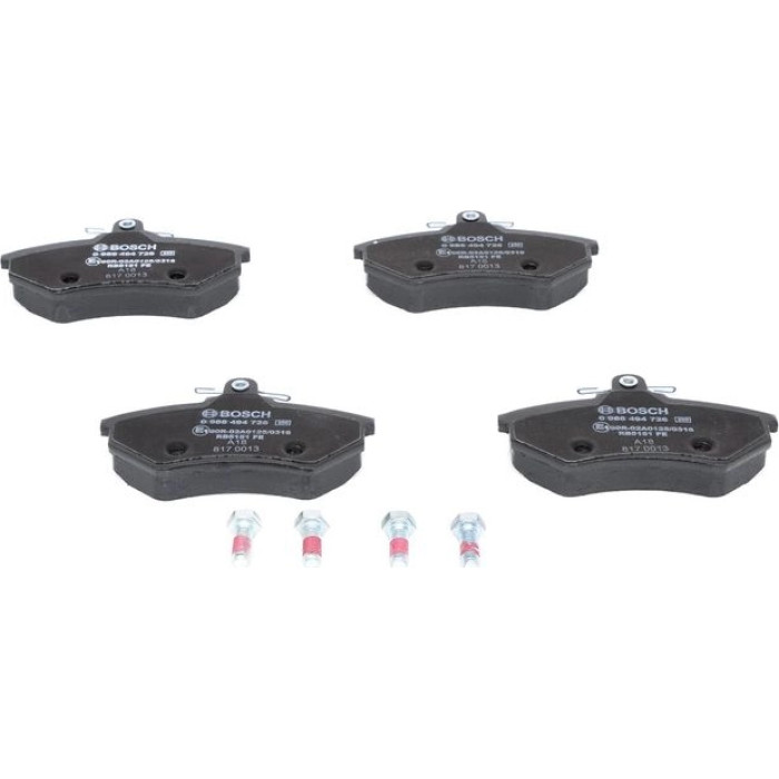 0 986 494 726 Bosch Bremsbelagsatz 0 986 494 726 0 986 494 726 Bosch Bremsbelagsatz 0 986 494 726
