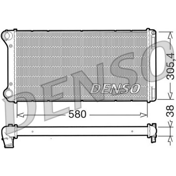 Denso Motorkühler DRM09103 Denso Motorkühler DRM09103
