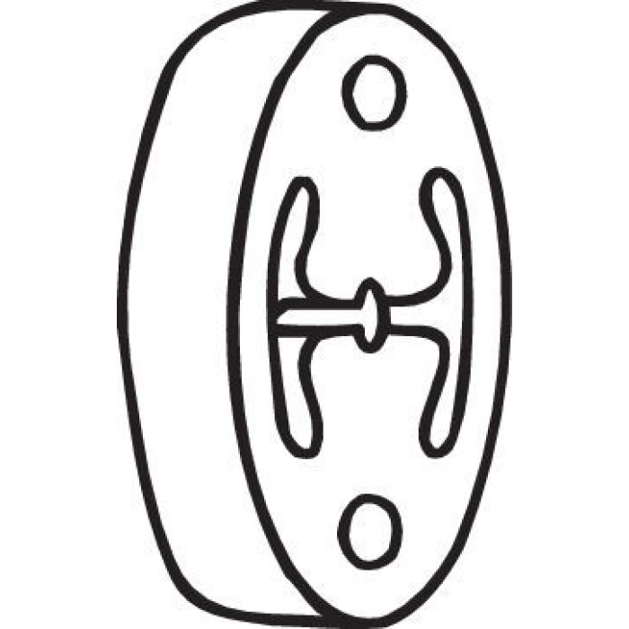 Bosal Abgasanlagenhalter 255-136