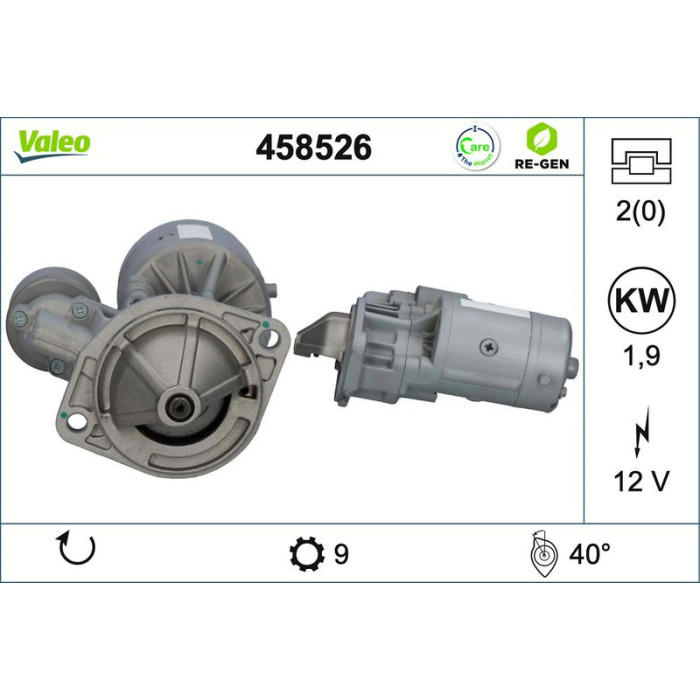 Valeo Anlasser 458526 Valeo Anlasser 458526