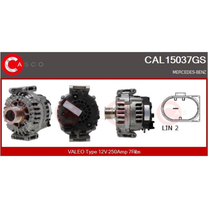 CASCO Generator CAL15037GS CASCO Generator CAL15037GS