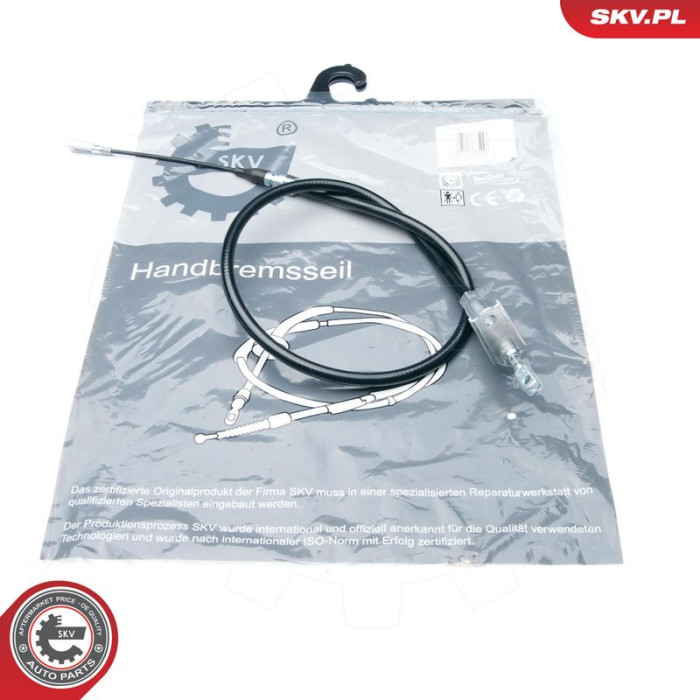 25SKV886 SKV GERMANY Handbremsseil Seilzug Festellbremse 25SKV886 25SKV886 SKV GERMANY Handbremsseil Seilzug Festellbremse 25SKV886
