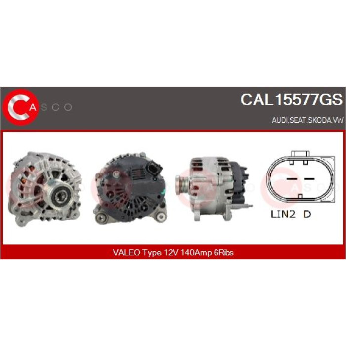 CASCO Generator CAL15577GS CASCO Generator CAL15577GS