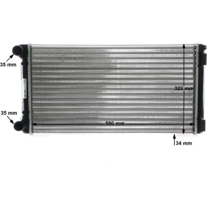 MAHLE Kühler, Motorkühlung CR 1444 000S MAHLE Kühler, Motorkühlung CR 1444 000S