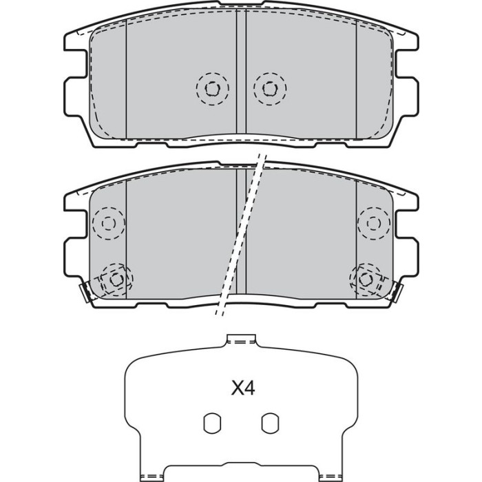 Valeo Bremsbelagsatz 598941 Valeo Bremsbelagsatz 598941