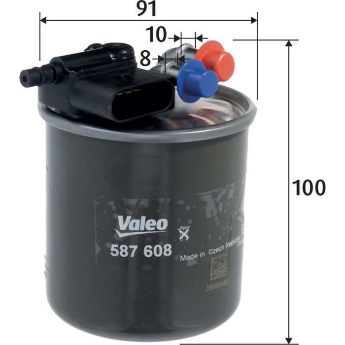Valeo Kraftstofffilter 587608