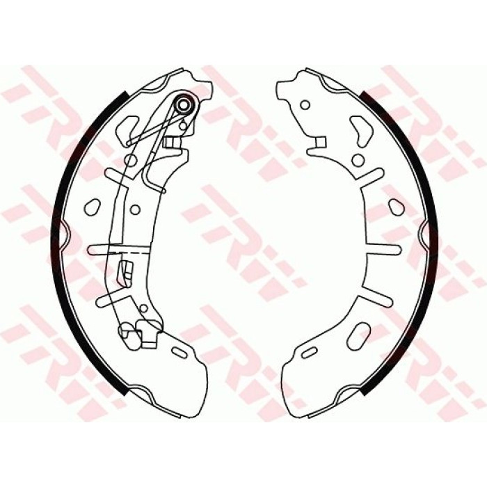 TRW Bremsbackensatz GS8799 TRW Bremsbackensatz GS8799