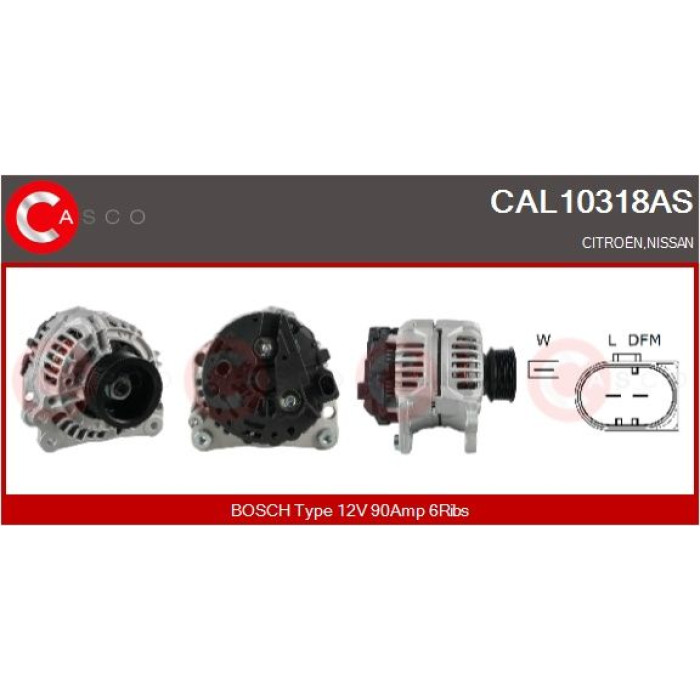 CASCO Generator CAL10318AS CASCO Generator CAL10318AS