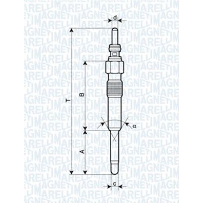 Magneti Marelli Glühkerze 062900006304