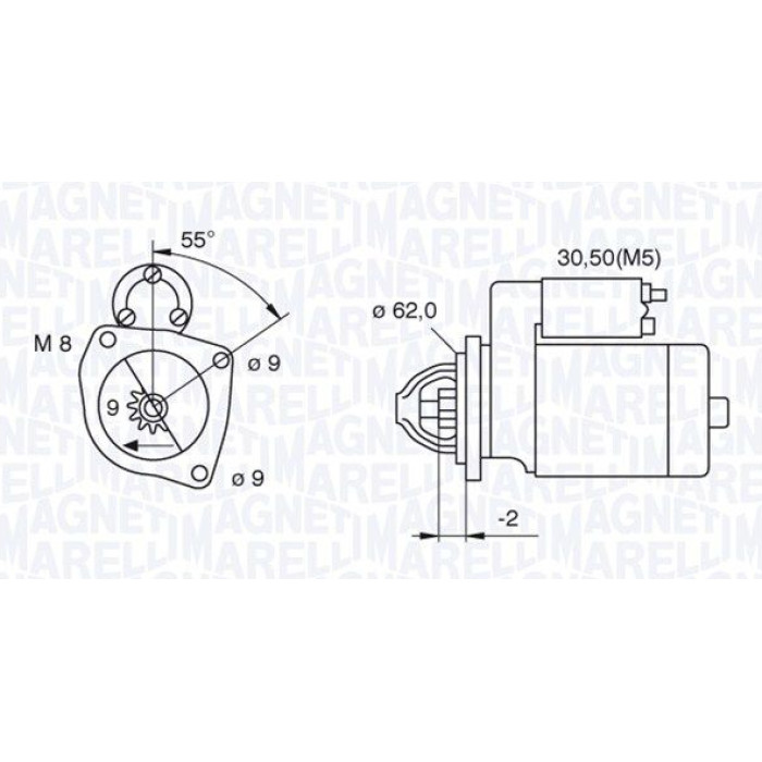 Magneti Marelli Anlasser 063720390010