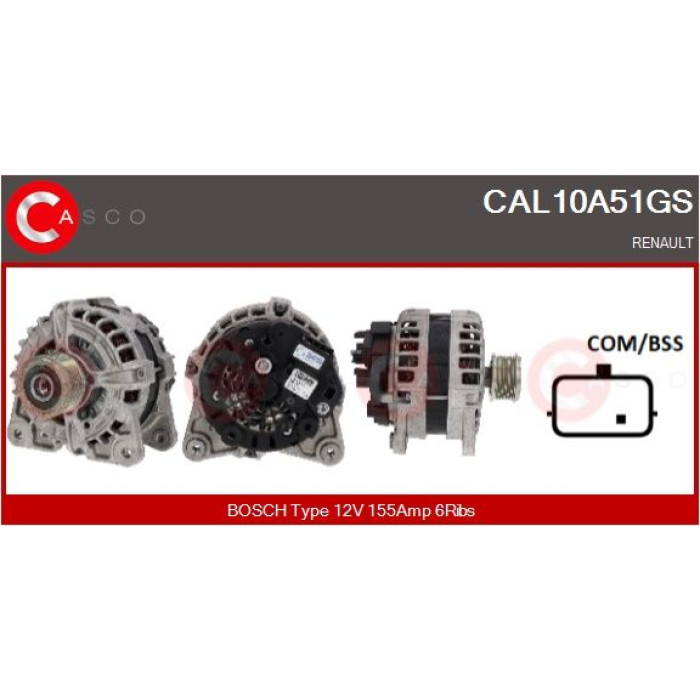 CASCO Generator CAL10A51GS CASCO Generator CAL10A51GS