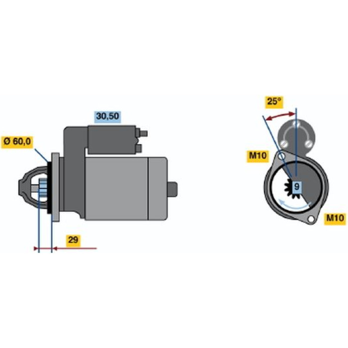 Bosch Starter 0 986 017 890 Bosch Starter 0 986 017 890