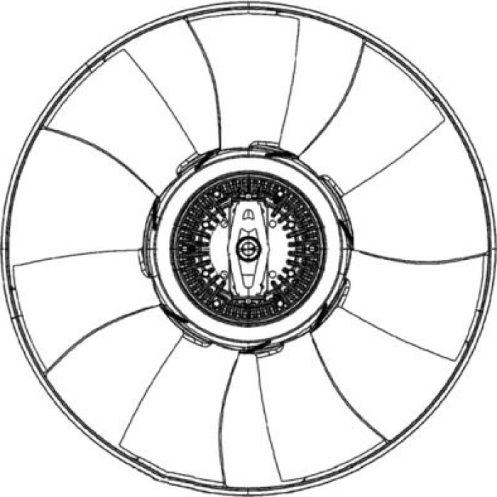 MAHLE Lüfter, Motorkühlung CFF 493 000P