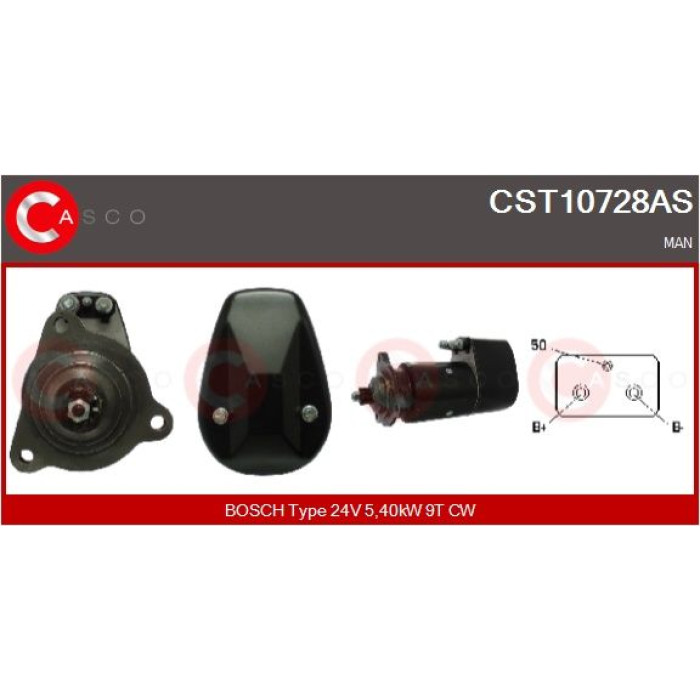 CASCO Anlasser CST10728AS CASCO Anlasser CST10728AS