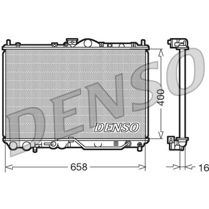 Denso Motorkühler DRM45011 Denso Motorkühler DRM45011