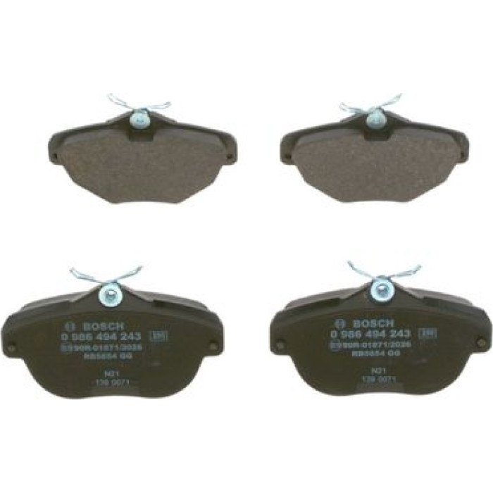 Bosch Bremsbelagsatz 0 986 494 243 Bosch Bremsbelagsatz 0 986 494 243