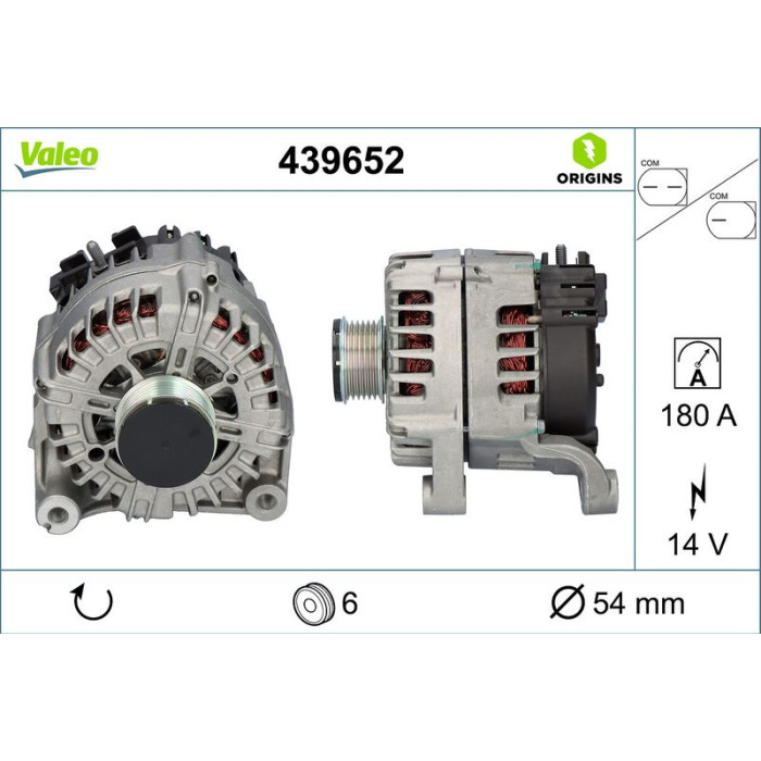 Valeo Lichtmaschine 439652 Valeo Lichtmaschine 439652