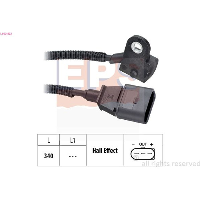 Sensor, Nockenwellenposition 1.953.423 Sensor, Nockenwellenposition 1.953.423