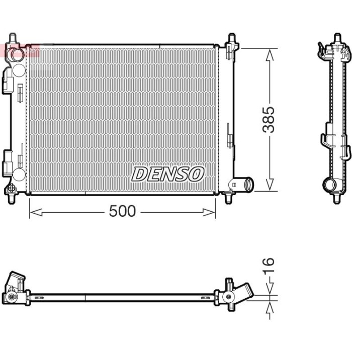 Denso Motorkühler DRM43013 Denso Motorkühler DRM43013