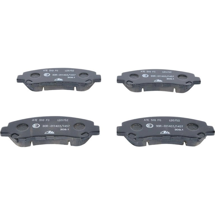 ATE Bremsbelagsatz Nissan Vorderachse Qashqai/X-Trail 1, 5-2, 0 dCi 07-13 Keramik 13.0470-5752.2