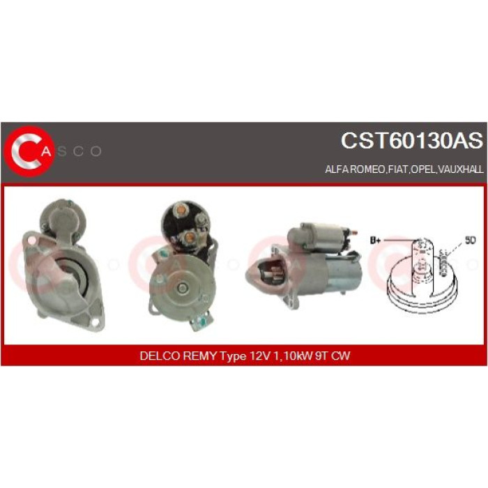 CASCO Anlasser CST60130AS
