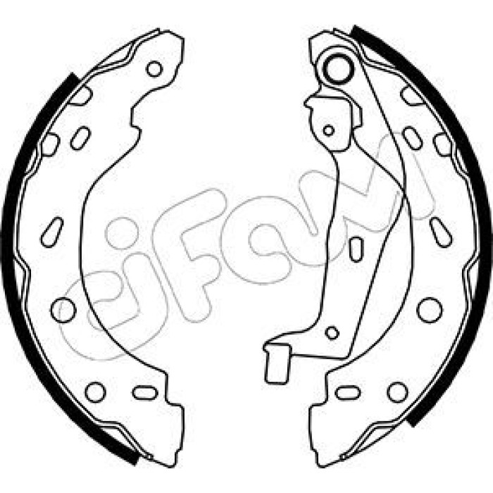 CIFAM Bremsbackensatz 153-237 CIFAM Bremsbackensatz 153-237