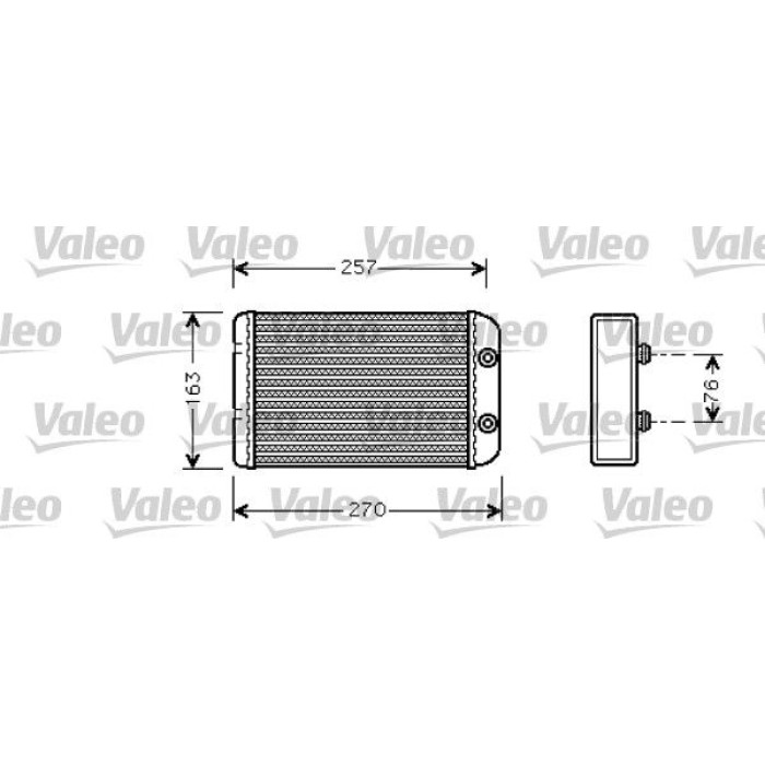 Valeo Wärmetauscher 812329 Valeo Wärmetauscher 812329