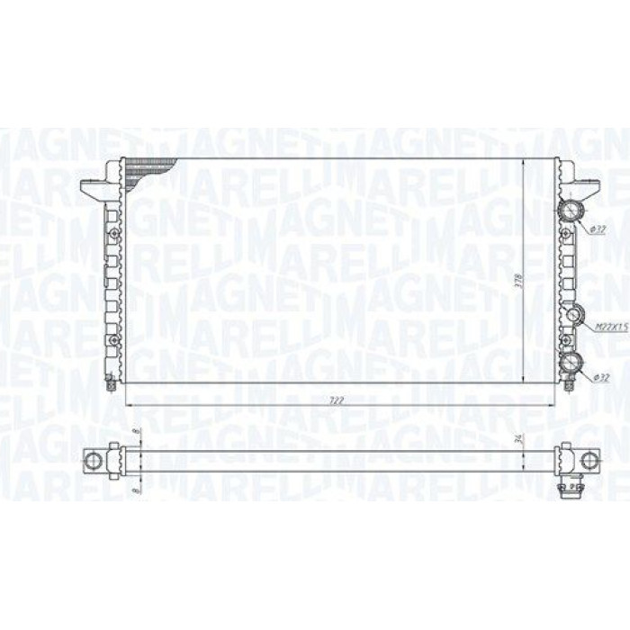 Magneti Marelli Motorkühler 350213189200