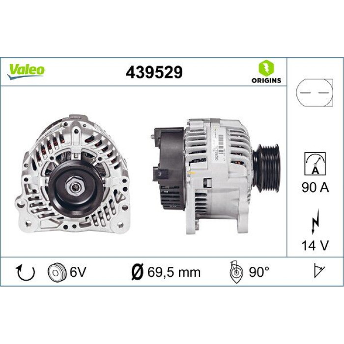 Valeo Lichtmaschine 439529 Valeo Lichtmaschine 439529