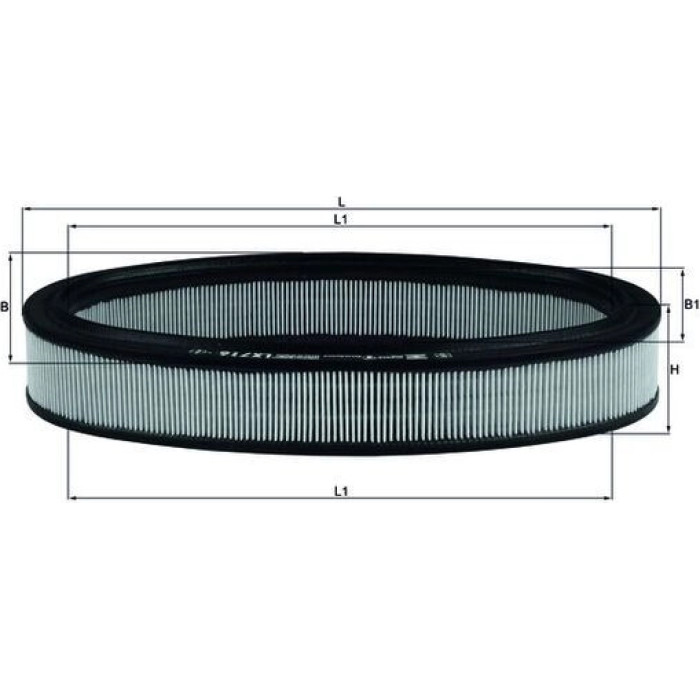 MAHLE Luftfilter LX 716 MAHLE Luftfilter LX 716