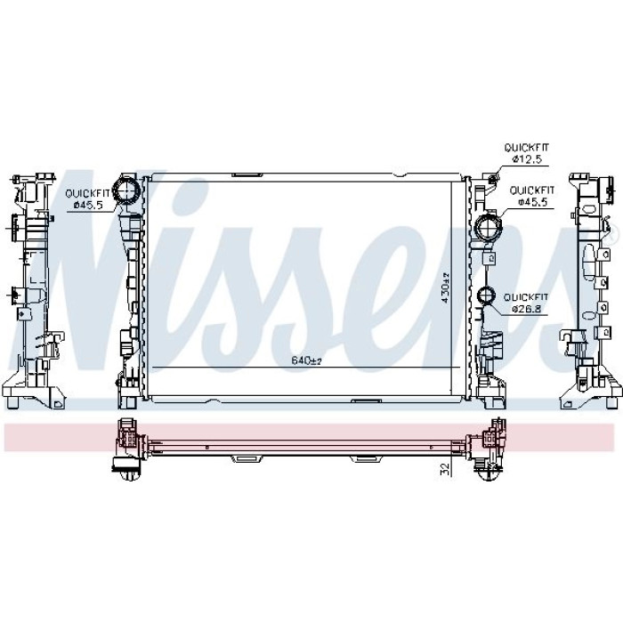 Nissens Wasserkühler PKW 67190 Nissens Wasserkühler PKW 67190
