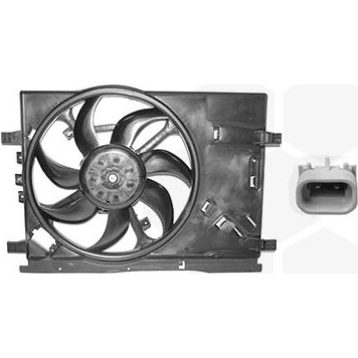 Van Wezel Kühlerlüfter 1624747 Van Wezel Kühlerlüfter 1624747