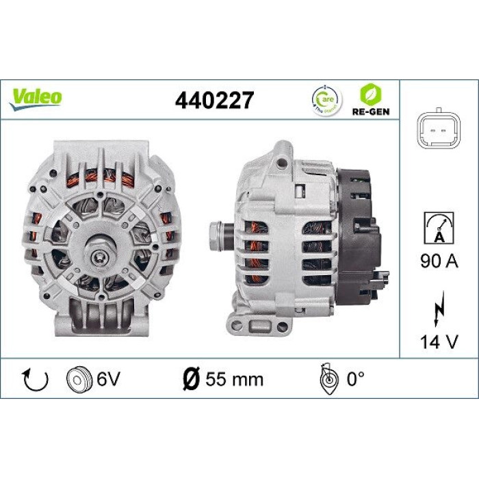 Valeo Lichtmaschine 440227 Valeo Lichtmaschine 440227