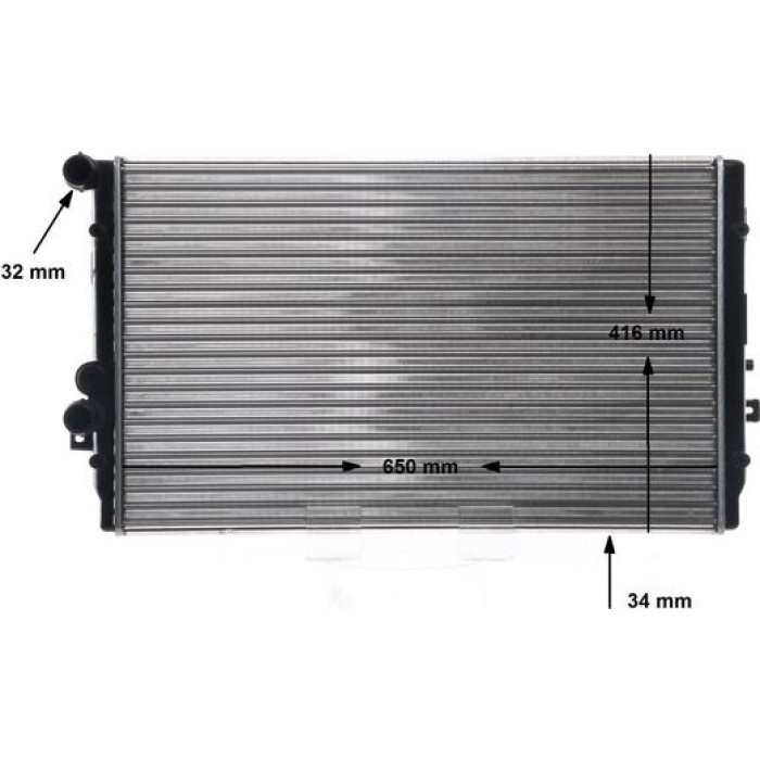 MAHLE Kühler, Motorkühlung CR 854 001S MAHLE Kühler, Motorkühlung CR 854 001S