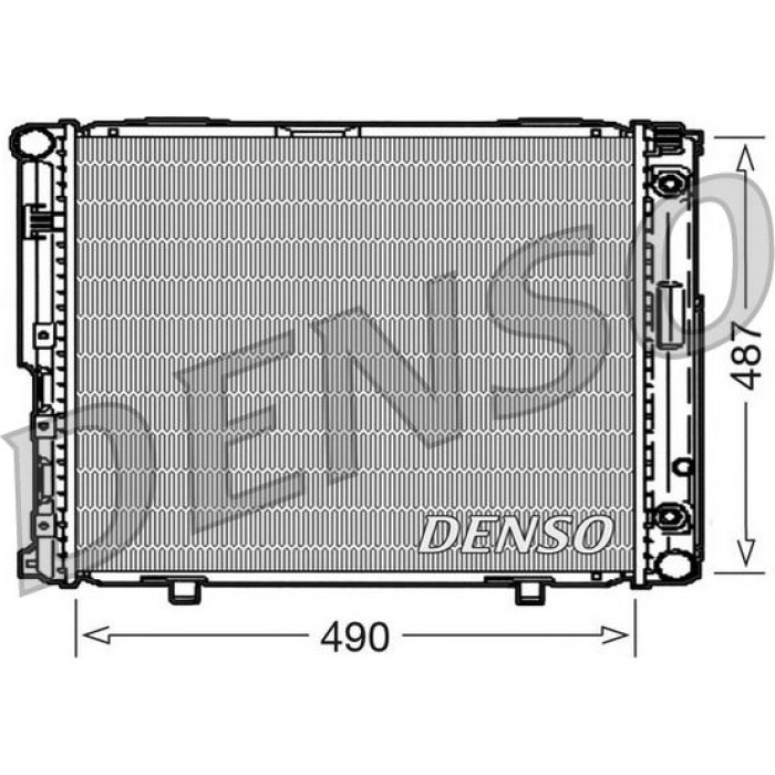 Denso Motorkühler DRM17004 Denso Motorkühler DRM17004