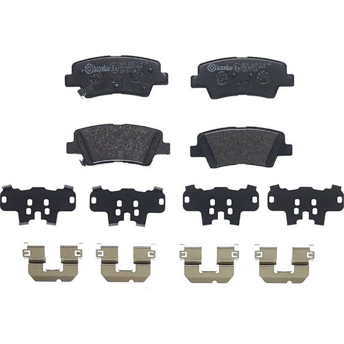 P 30 103 Brembo Prime Bremsbelagsatz Hinterachse – P 30 103 – 100 x 41 x 15 mm – Bremssystem Akebono – OE Nummer 58302D3A00